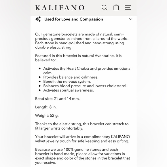 Beautiful Gemstone Bracelet Rose Quartz - Picture 5 of 5